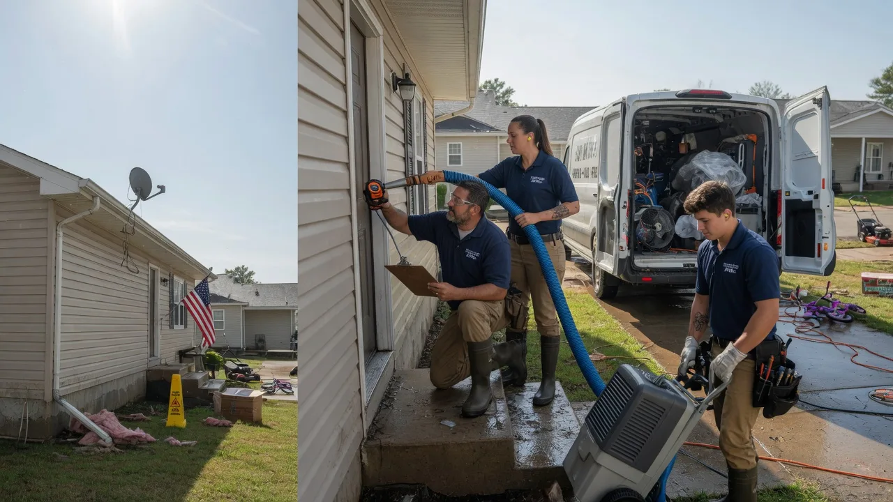 Ceiling Water Damage Restoration in Meno, OK near me